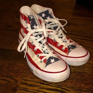 American flag converse